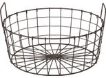Cesto Portaoggetti Clayre & Eef Ø 36X19 Cm Ferro Marrone