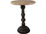 Tavolino Clayre & Eef Ø 57X75 Cm Legno Marrone