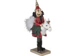Clayre & Eef Schiaccianoci 25 Cm Rosso Verde Plastica