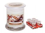 Candela Nohel Garden In Vetro Con Profumo Di Natale 260G
