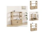 Vidaxl Credenza Rovere Sonoma 80X30X90 Cm Materiale Legno - Credenze