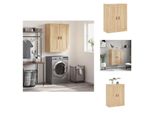 Vidaxl Armadio A Muro Rovere Sonoma 69,5X34X90 Cm Materiale Legno - Credenze