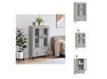 Vidaxl Credenza Grigio Sonoma 69,5X31X115 Cm Materiale A Base Di Legno - Credenze