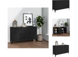 Vidaxl Credenza Nera 100X36X60 Cm In Materiale Ligneo - Credenze