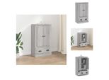 Vidaxl Credenza Grigio Sonoma 60X35,5X103,5 Cm Materiale A Base Di Legno - Credenze