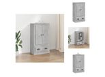 Vidaxl Credenza Grigio Cemento 60X35,5X103,5 Cm Materiale Legno - Credenze