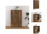Vidaxl Credenza Rovere Affumicato 70X31X115 Cm Materiale A Base Di Legno - Credenze