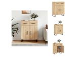 Vidaxl Credenza Sonoma-Quercia 69,5X34X90 Cm Materiale A Base Di Legno - Credenze