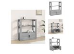Vidaxl Credenza Grigio Sonoma 80X30X90 Cm Materiale A Base Di Legno - Credenze