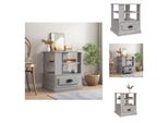 Vidaxl Tavolino Grigio Sonoma 50X50X60 Cm In Legno - Tavolini