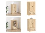 Vidaxl Credenza Sonoma Rovere 60X35,5X103,5 Cm Materiale A Base Di Legno - Credenza - Credenze - Credenza - Armadio