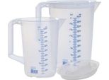 Set Di Caraffe Dosatrici 1X 1000,1X 2000Ml Pp Trasparente D151Xh205Mm Manico Chiuso HÜNersdorff