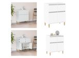 Vidaxl Credenza Bianca 60X35X70 Cm Materiale A Base Di Legno - Credenza - Credenza - Armadio - Credenza
