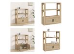Vidaxl Credenza Rovere Sonoma 80X30X90 Cm In Legno - Credenza - Credenze - Armadio - Armadio Portaoggetti