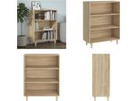 Vidaxl Credenza In Rovere Sonoma 69,5X32,5X90 Cm In Legno - Credenza - Credenze - Armadio - Armadio Portaoggetti
