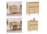 Vidaxl Credenza In Rovere Sonoma 60X35X70 Cm In Legno - Credenza - Credenza - Armadio - Credenza