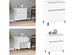 Vidaxl Credenza Bianca 60X35X70 Cm Materiale A Base Di Legno - Credenza - Credenza - Armadio - Credenza