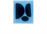 Inf Piedini In Teflon Logitech Per Mouse Serie Zowie EC-A, 1 Set