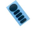 Inf Piedini Di Ricambio In Teflon Per Mouse Logitech G304/305 - Set Completo