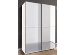 SchwebetüRenschrank Wimex "Queen", Weiß, B:135Cm H:198Cm T:65Cm, SchräNke, SchwebetüRenschrank