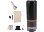 Tragbare Kaffeemaschine USB-Laden Edelstahl und Glas Kapsel Kaffeemaschine für Outdoor Home Office