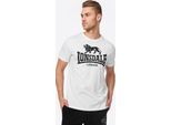 T-Shirt Uomo Regular Fit Logo White S Lonsdale