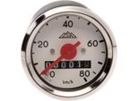 Tachimetro Da Ø48Mm A 80Km/H, Senza Controllo Lampeggiante - Simson S50, S51