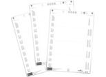 Durable Inserti Di Ricambio 150X67 Mm, 80 Pezzi, Bianco, 100302