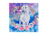 Pittura A Diamante "Crystal Art Card"" Ghirlanda Di Unicorni"