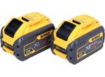 Dewalt 2X Batterie Dcb 548 18 V / 54 V Max. 12 Ah / 12000 Mah Li-Ion Xr Flexvolt - Con Indicatore Dello Stato Di Carica