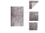 Vidaxl Tappeto Lavabile 80X150 Cm Grigio Antiscivolo - Tappeti