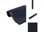 Vidaxl Tappeto Cattura-Sporco Rettangolare 80X120 Cm Blu - Zerbini
