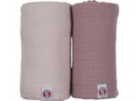 Pannolini Idrofili Lodger - 2 Pezzi - 110 X 110 Cm - Cipria / Rosa | Pannolini Idrofili Grandi