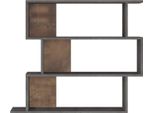 Scaffale A Muro Rebecca Mobili Dalrae 88X104X27 Truciolato Cemento Grigio Moderno