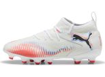 Puma Future 8 Match Fg/Ag Jr Puma White-Puma Black-Glowing Red 35