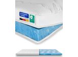 Am QualitäTsmatratzen | Premium Gel Schiuma Topper | 90X220 Cm | 6 Cm Di Altezza | Mattress Topper | 90/220 | Gel Topper