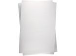 Fogli Termoretraibili In Plastica, Trasparente Opaco, 20X30 Cm, Spessore 0,3 Mm, 10 Fogli / 1 Confezione