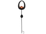 Kynast Garden Led Lolar Scultura Luminosa Oval Fireball Altezza Totale 93 Cm