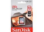 Sandisk Ultra 64 Gb Sdxc UHS-I Classe 10