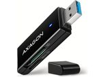 Axagon Axagon CRE-S2N Lettore Di Schede Usb 3.2 Gen 1 (3.1 Gen 1) Type-A Nero