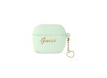 Guess Gua3Lschsn Cover Airpods 3 Verde/Verde Silicone Charm Heart Collection