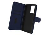 Avizar, Custodia In Pelle Finta Con Funzione Di Supporto Per Oppo A57 / A57S, Blu Scuro