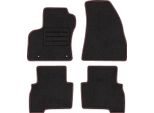 Set Di Tappetini In Velluto Per Citroen Nemo (2008 - 2017) 4 Pezzi - Nuovo - Rosso