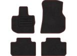 Set Di Tappetini In Velluto Per Bmw Ix3 G08 4 Pezzi - Nuovo - Rosso