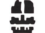 Set Di Tappetini In Velluto Per Citroen C4 Picasso I (2006 - 2013) 4 Pezzi - Nuovi - Rossi