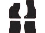 Set Di Tappetini In Velluto Per Audi RS6 C5 (2002 - 2004) 4 Pezzi - Nuovo - Rosso