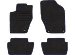 Set Di Tappetini In Velluto Per Citroen C4 I (2004 - 2010) 4 Pezzi - Nuovo - Premium