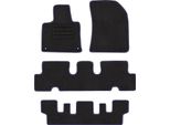 Set Di Tappetini In Velluto Per Citroen C4 Picasso Ii (2013 - 2018) 4 Pezzi - Nuovo - Premium
