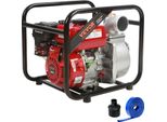 Vevor Pompa Dell'acqua Con Motore A Benzina Da Circa 8 Cm, 7 Cv, 265 Gpm, Circa 43 M Di Corsa, 7 M Di Capacità Di Aspirazione Pompa A Gas A 4 Tempi Per Il Trasferimento Di Acqua Sporca Portatile Ad Alta Pressione Con Tubo Flessibile Per Irrigazione Piscina Certificata Epa