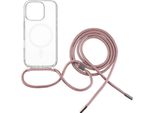 Fixed | Magpure Neck | Back Cover Ze Smyczą | Apple | Iphone 16 Pro Max | Tpu | Clear, Pink